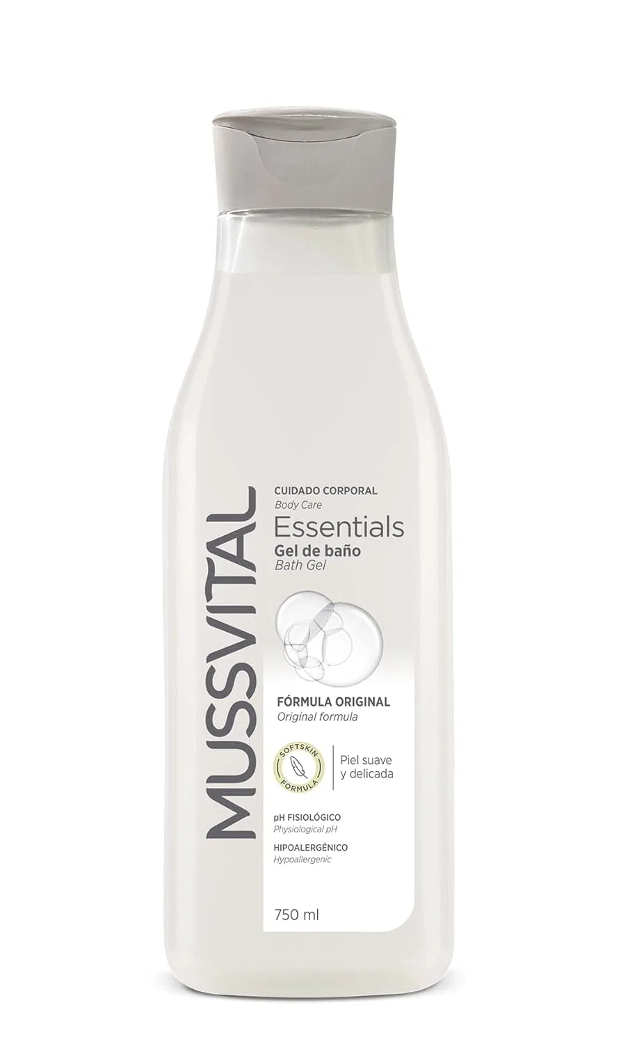Гель для душа MUSSVITAL Essential Orig.750, 750 мл