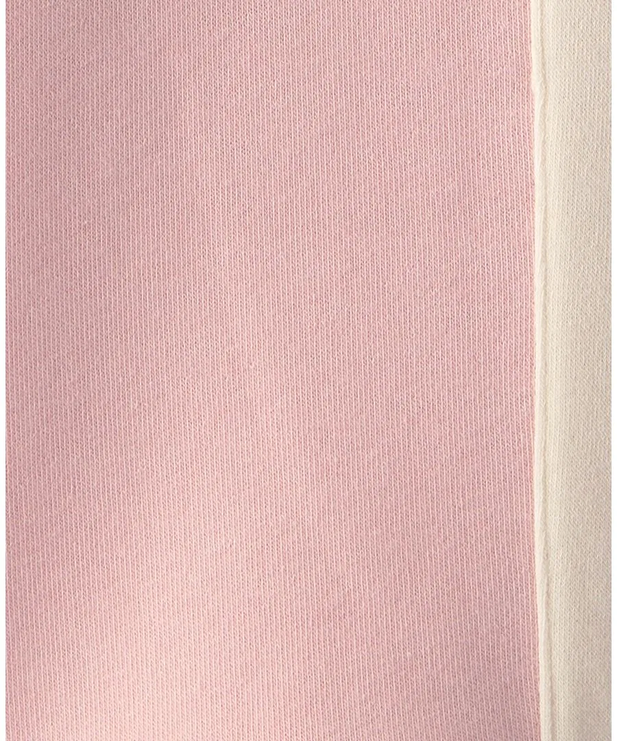 Детский комплект из флисового свитшота и брюк Varsity Carter's, Cream/Pink — фото 4