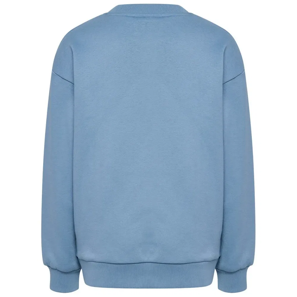 Детский свитшот свободного кроя на молнии Hummel Bee, Blue — фото 4