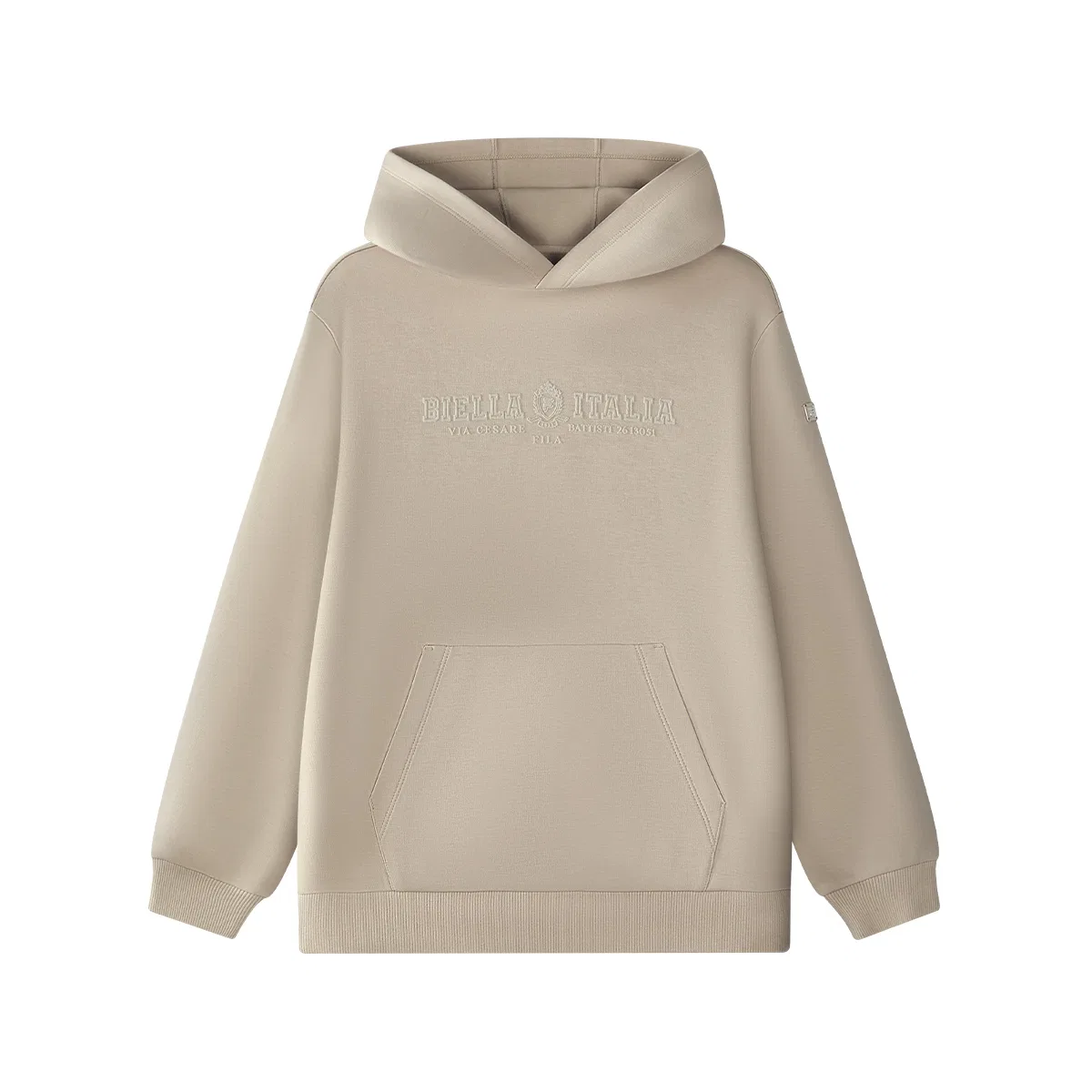 Детский свитшот с капюшоном утепленный FILA KIDS, Light Bean Paste Brown