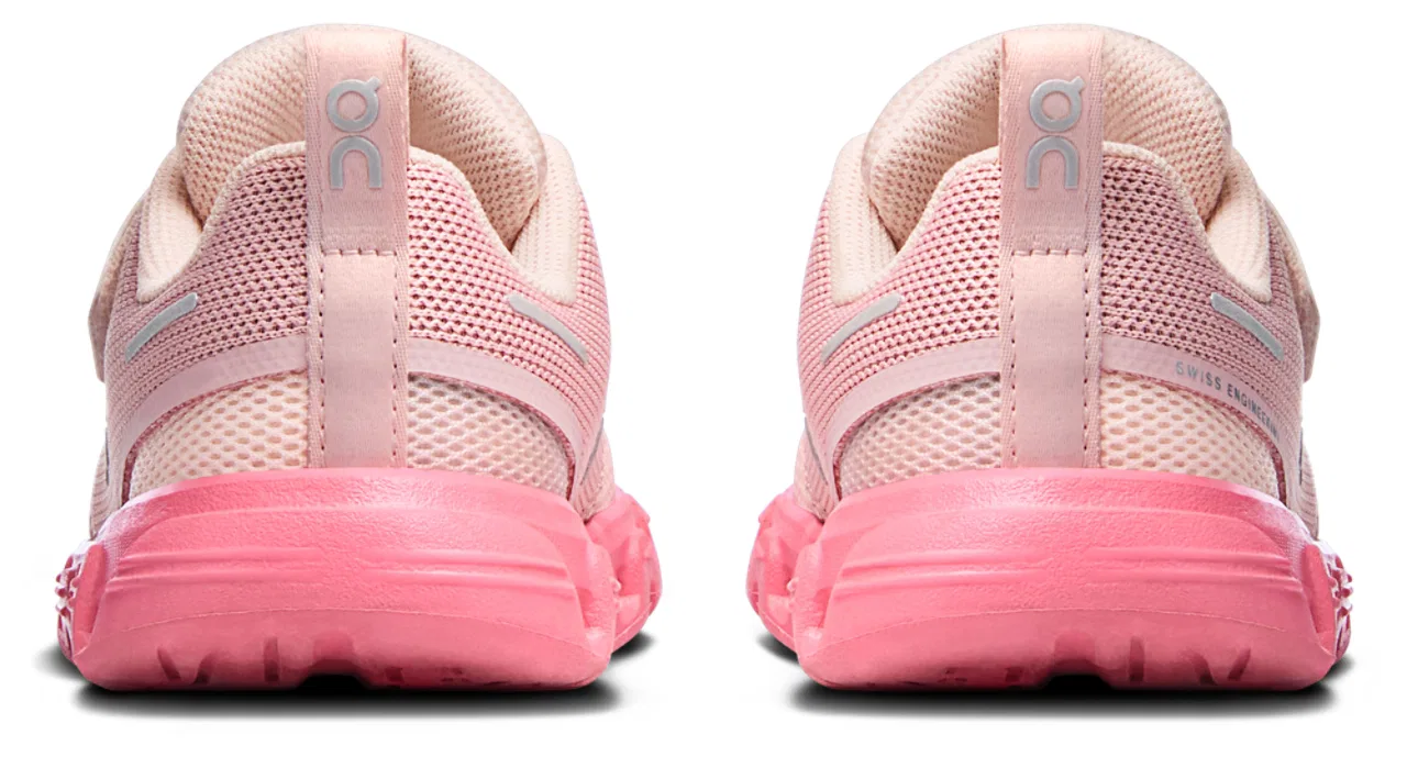 Детские кроссовки для мальчиков с дышащим верхом On Cloud Dash, On, Pink Pink — фото 3