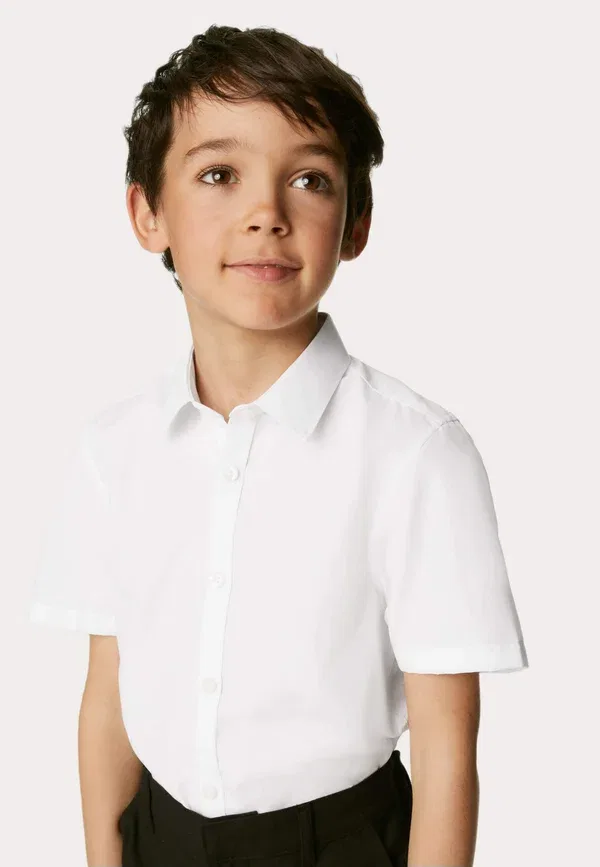 Рубашка не-iron 3Pk easy school - shirt Marks & Spencer, белый
