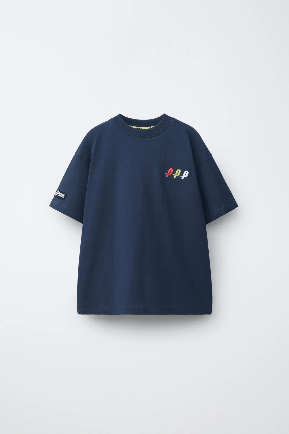 Футболка с принтом PENN ZARA, Navy Blue