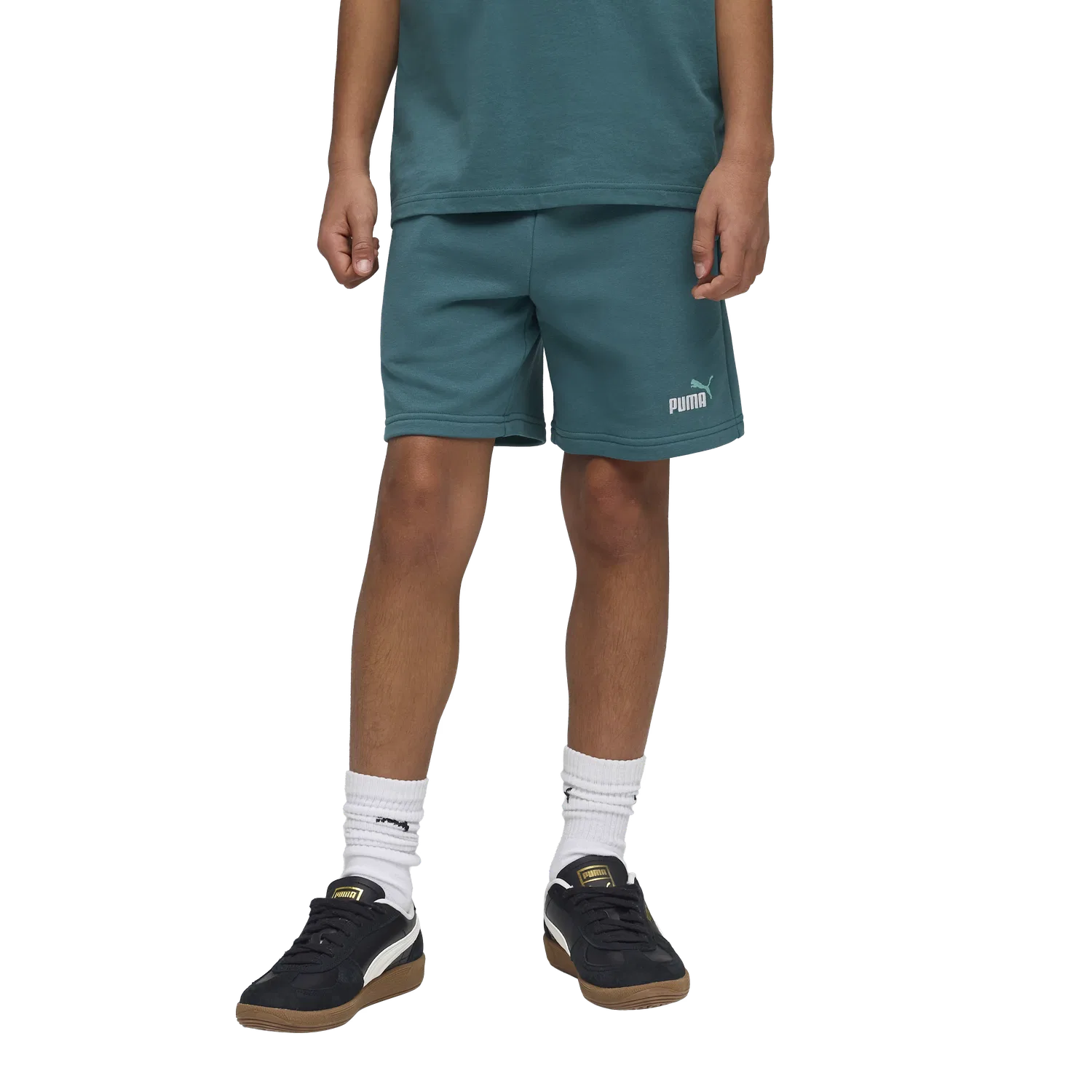 Детские шорты PUMA, зеленый — фото 3