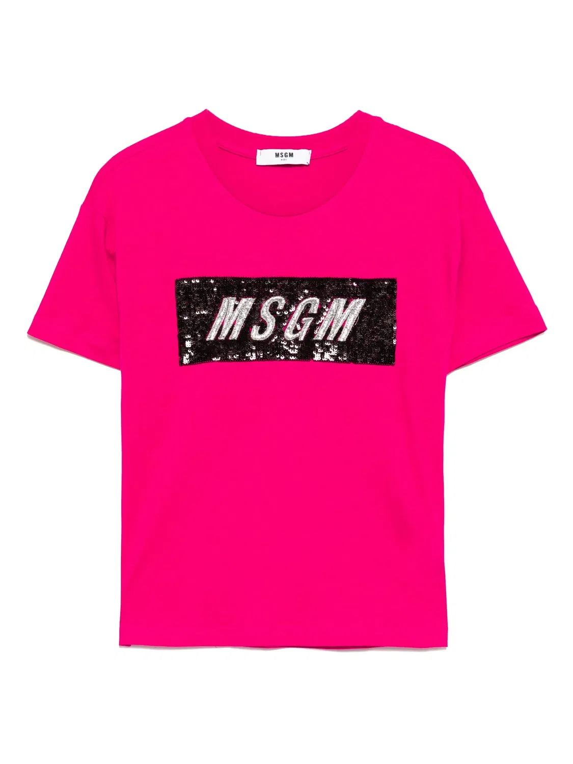 Футболка с вышивкой MSGM, розовый