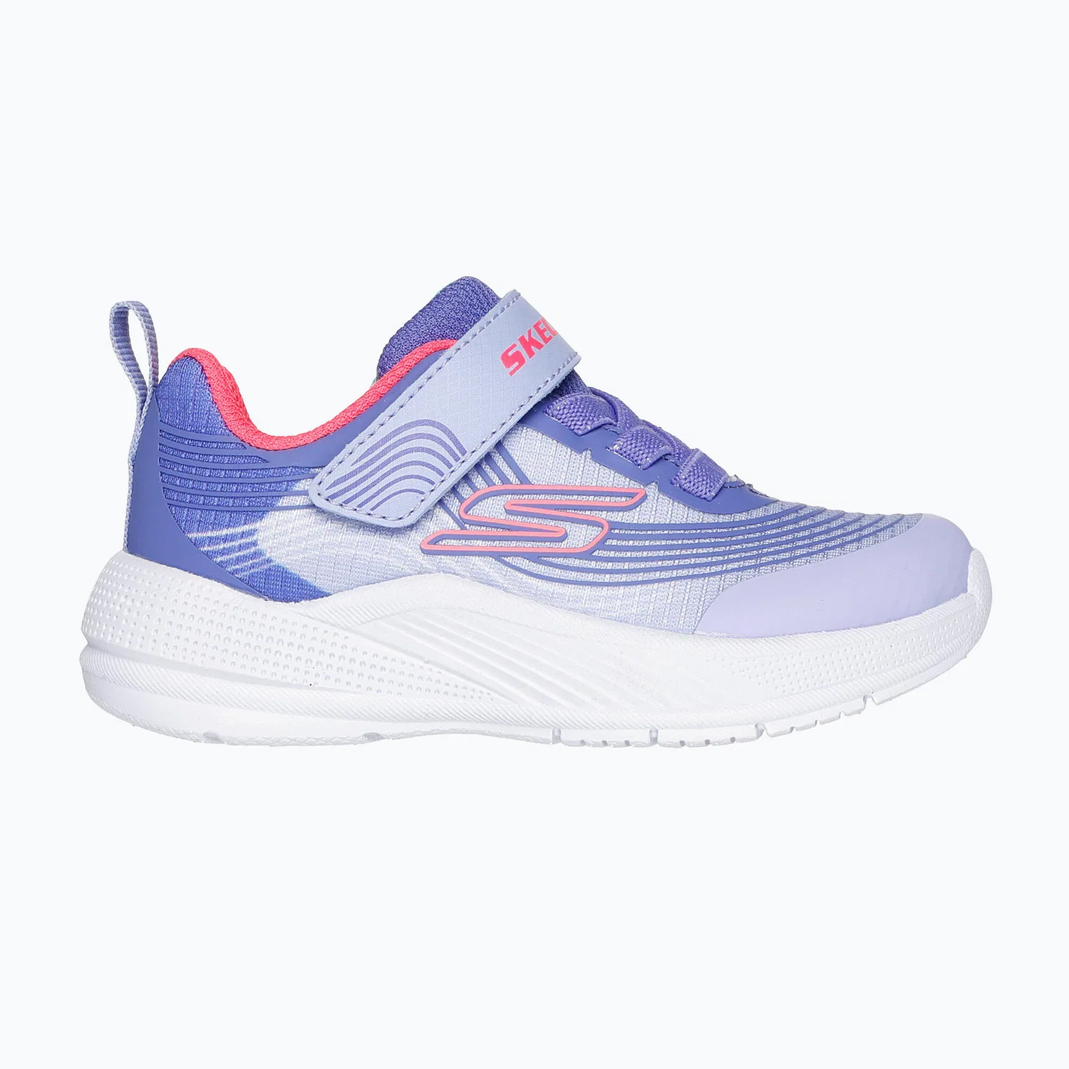 Детские кроссовки с липучкой и шнурками Microspec Advance Skechers, Blue — фото 2