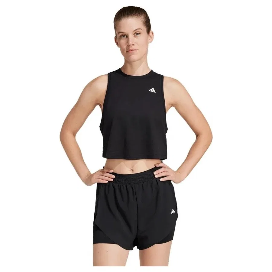 Женский топ без рукавов с моделью We Tank JF1025, adidas, Черный — фото 2