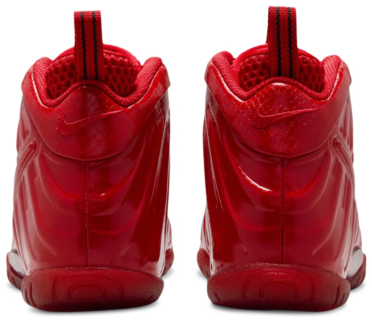 Кроссовки для мальчиков Little Posite Pro Nike, цвет Gym Red/Black — фото 3