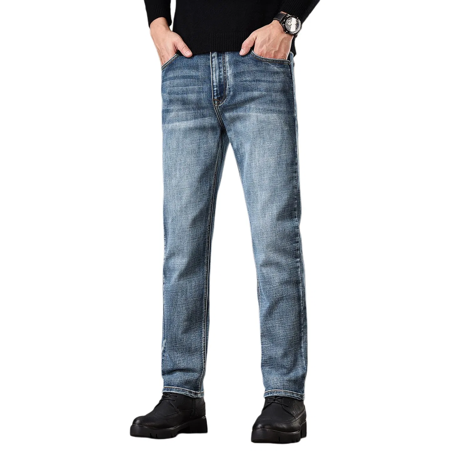Детские джинсы прямого кроя Unisex Moderate Straight Fit Jeep, Blue