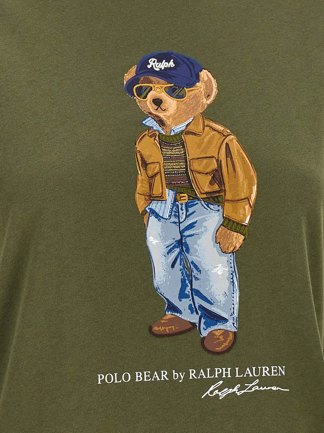 Футболка Поло-Медведь POLO RALPH LAUREN, зеленый — фото 4