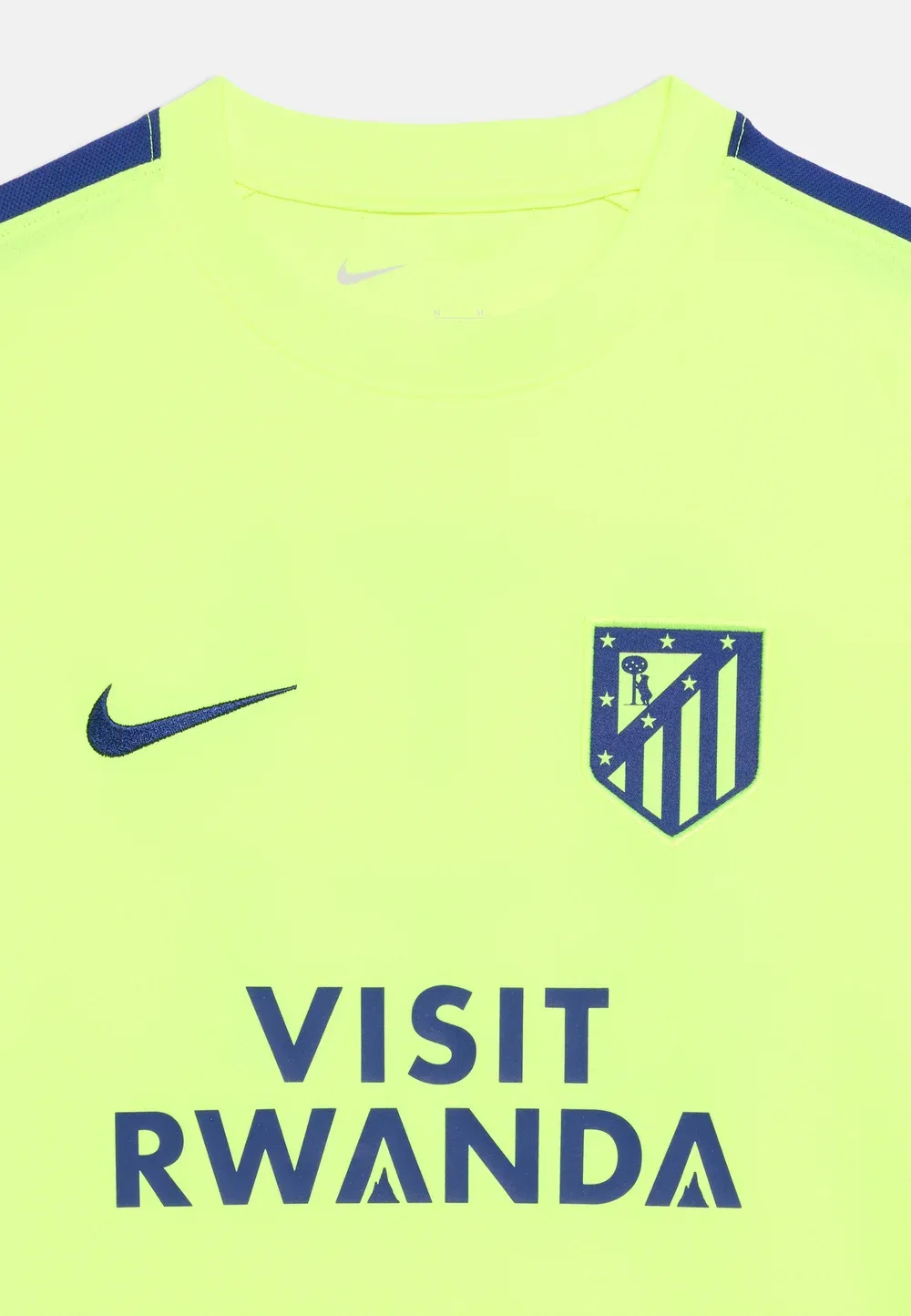 Футболка унисекс с изображением нападающего «Атлетико Мадрид» Nike Performance, Volt/White/Deep Royal Blue — фото 4