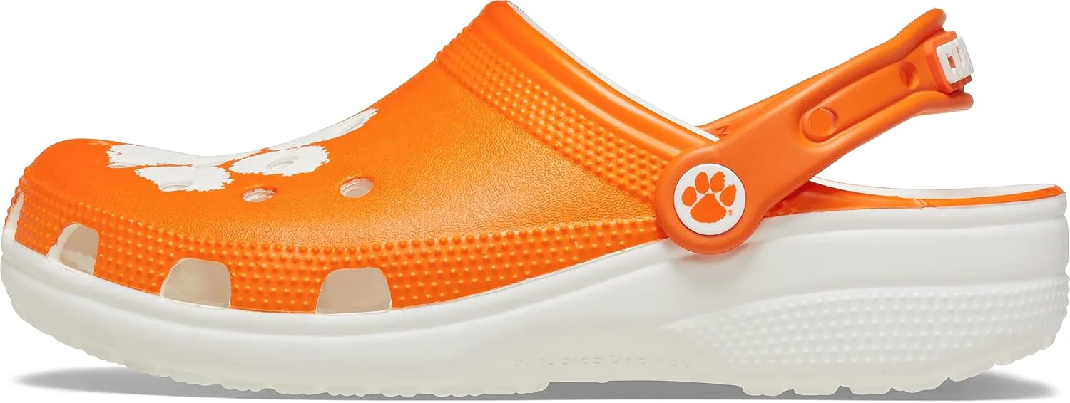 Кроксы унисекс для взрослых Classic Collegiate, подарки Clemson, Clemson Tigers, подарки для футбола Crocs — фото 2