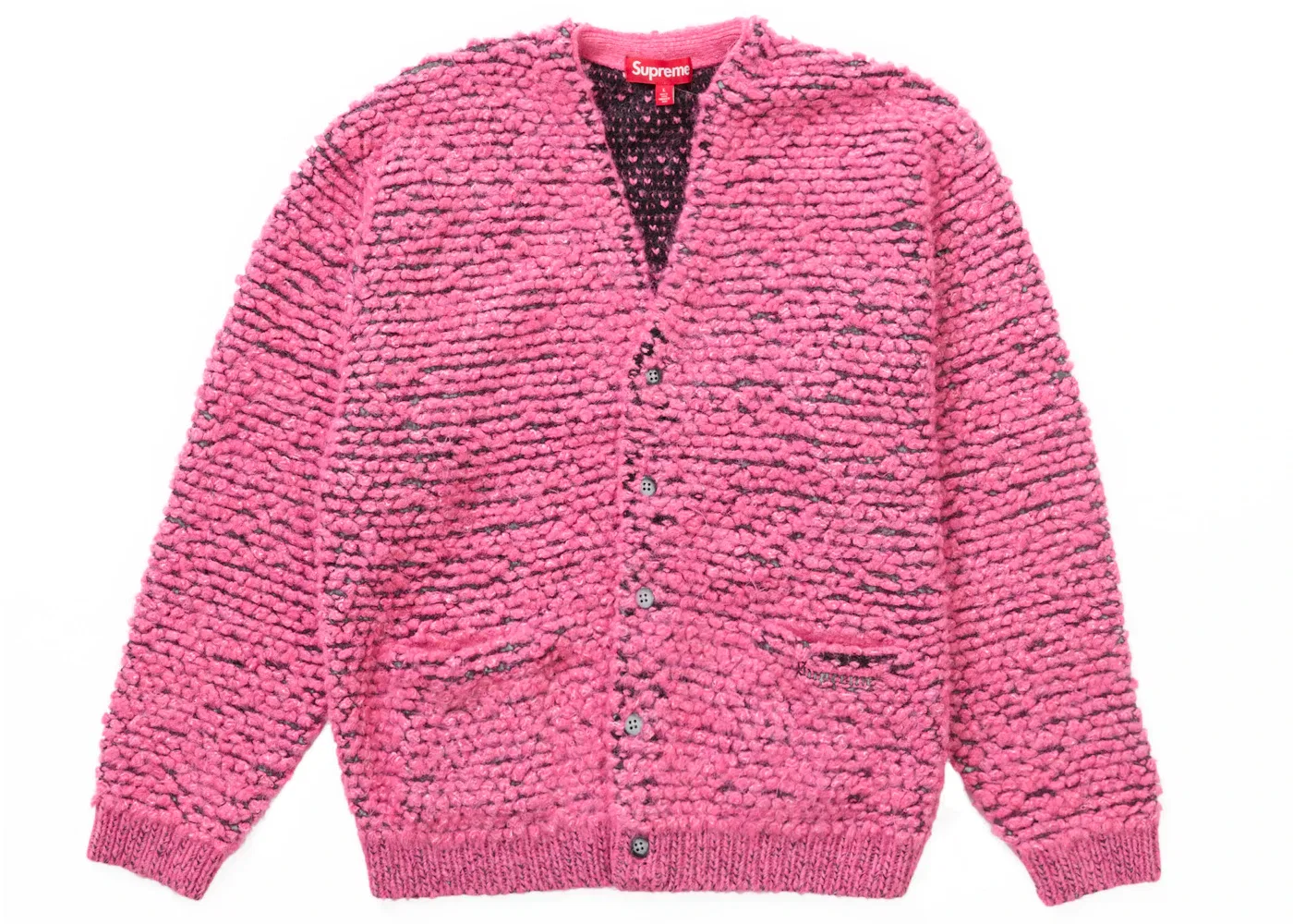 Мужской кардиган с текстурным узором Supreme Cardigan, Pink