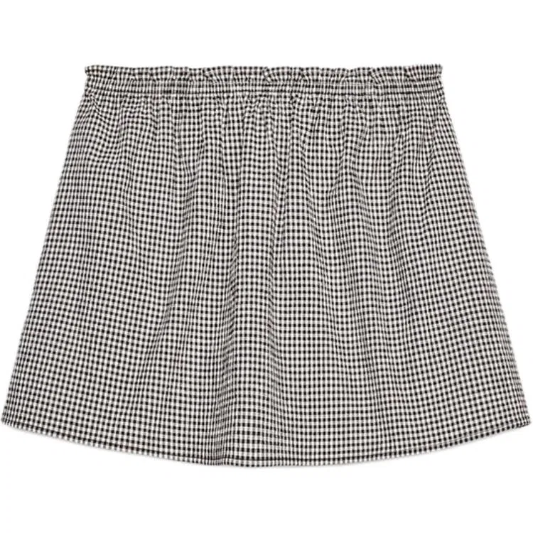 Женская повседневная юбка-миди ZARA, Темно-Коричневый — фото 3