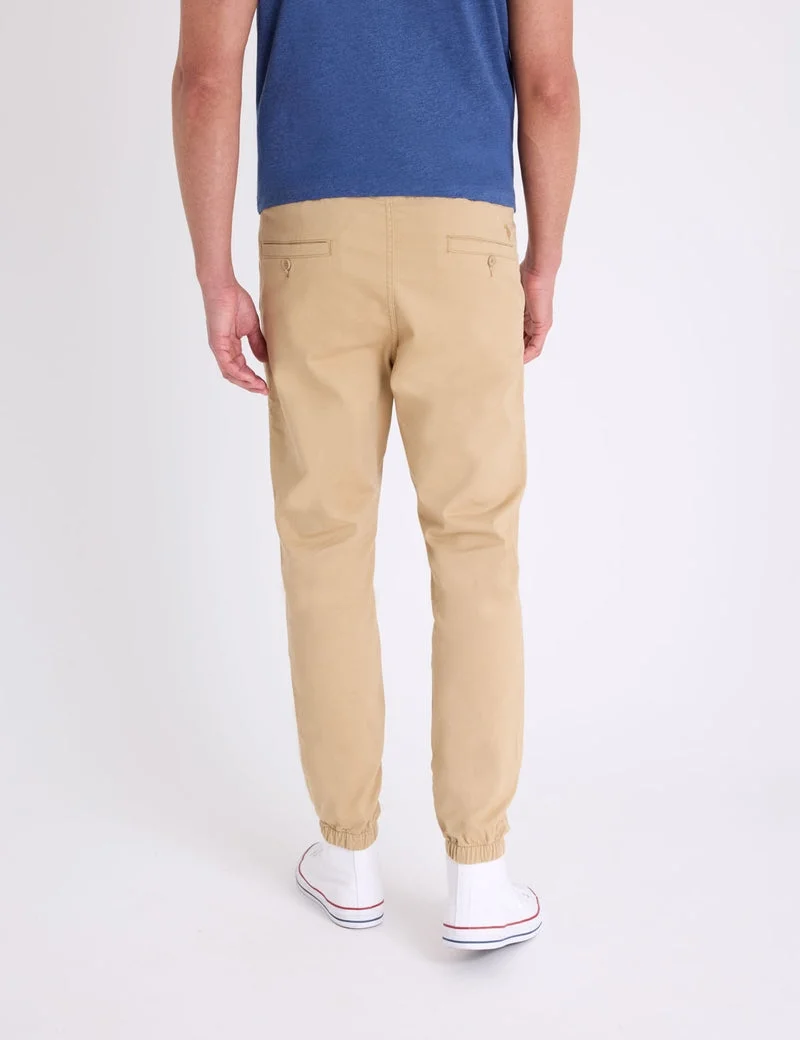 Брюки U.S. Polo Assn. Stretch Twill Jogger, золотисто-бежевый — фото 2