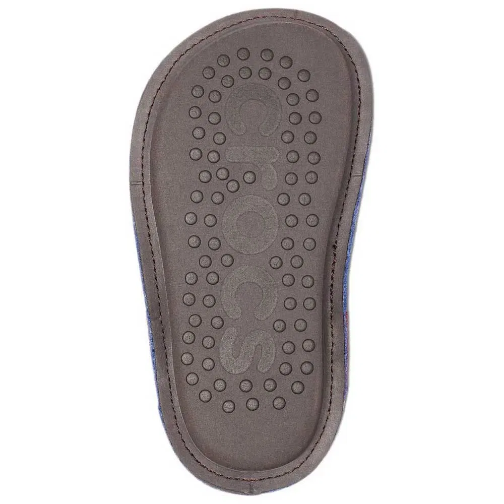 Детские тапочки для девочек с флисовой подкладкой Classic Crocs, Blue — фото 2