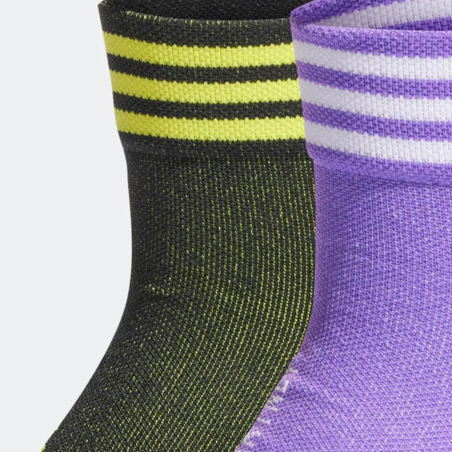 Женские носки с принтом Adidas, Green Purple — фото 4