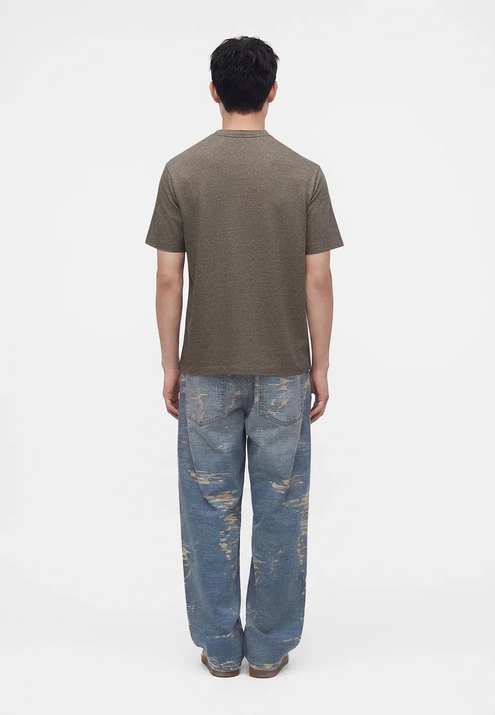 Простая футболка Emporio Armani, Humus Fancy — фото 3