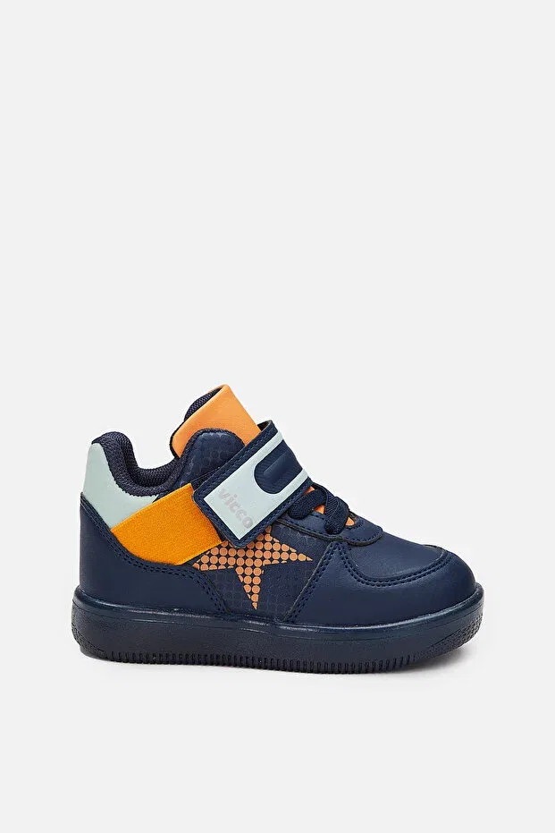 Детские кеды для мальчиков со светодиодами Vicco, Navy Blue