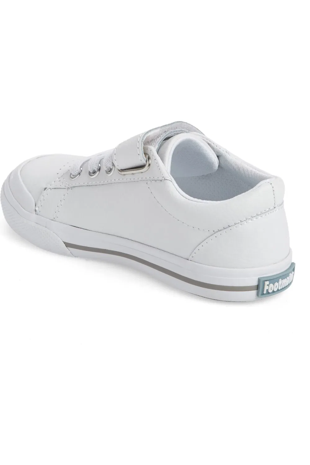 Детские кроссовки с супинатором Reese Footmates, White Leather — фото 2