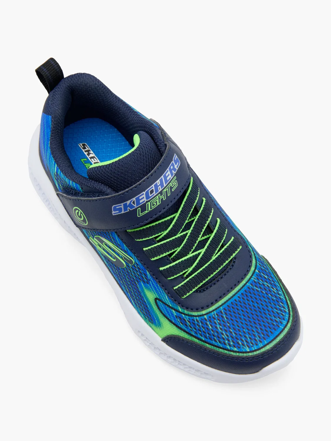 Кроссовки для мальчиков со светодиодами Skechers, синий — фото 2