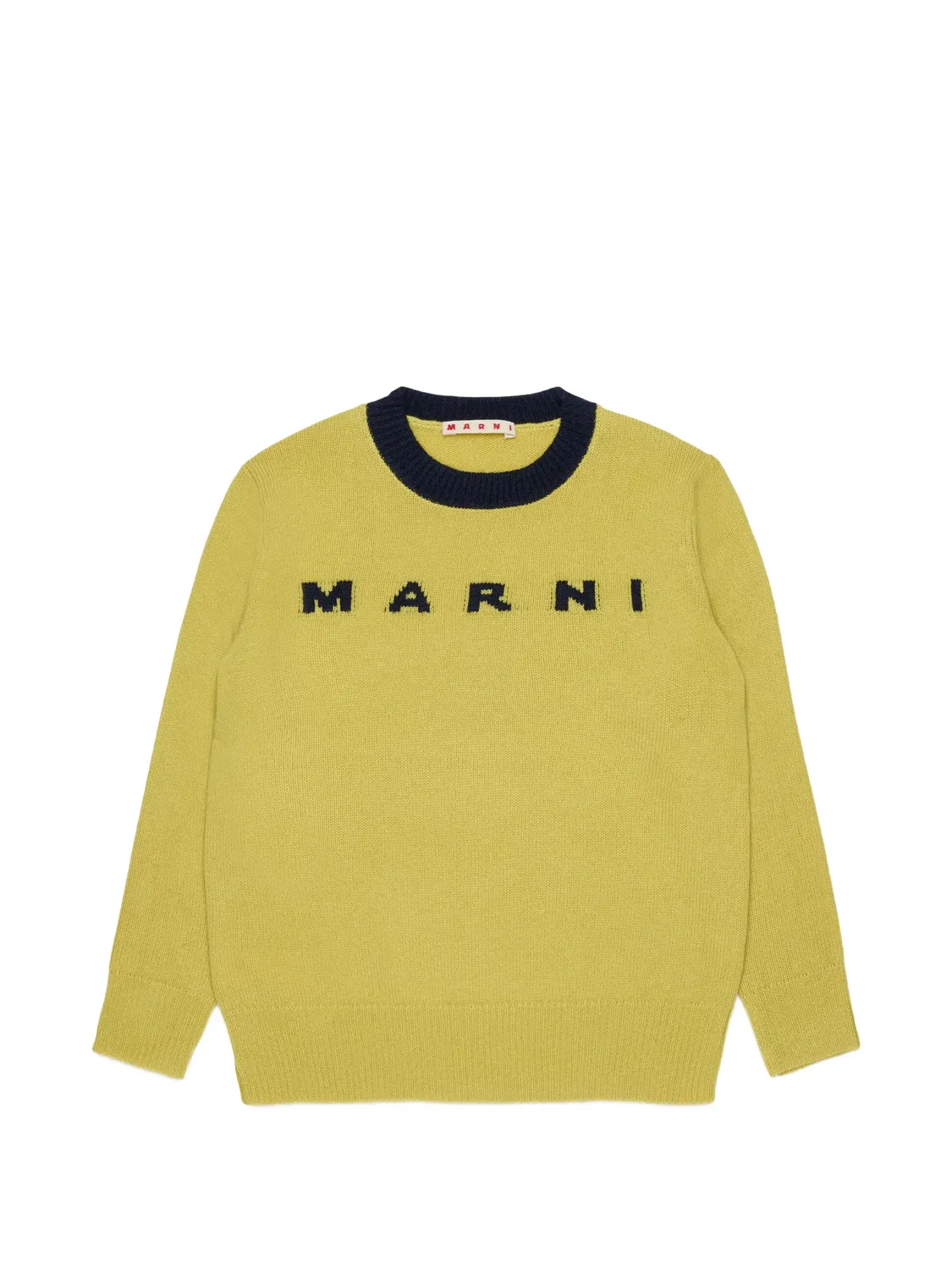 Свитер Marni с логотипом Marni Kids, желтый