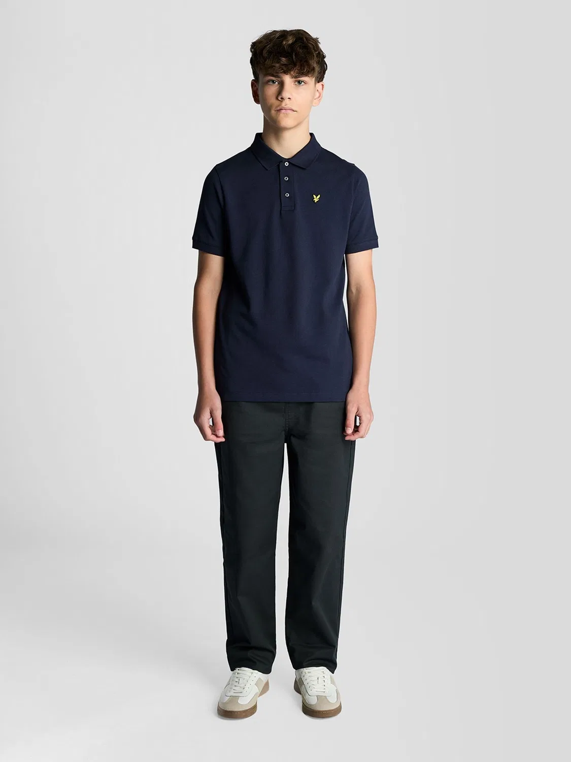Поло Lyle & Scott Navy Blue — фото 2