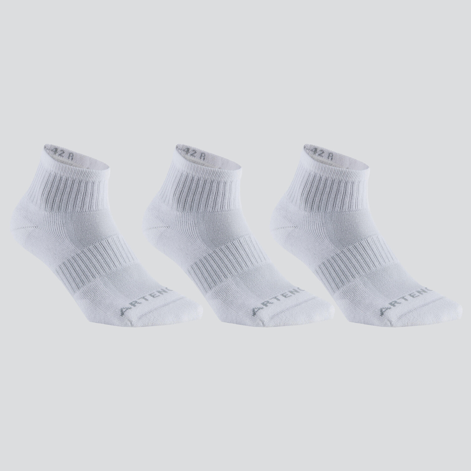 

Теннисные носки, 3 шт. - RS 500 Mid white ARTENGO, белый