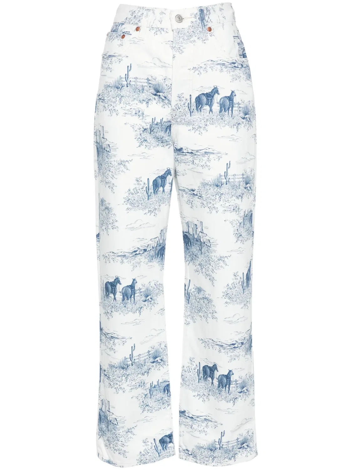 Джинсы Ribcage Белые Levi's, белый