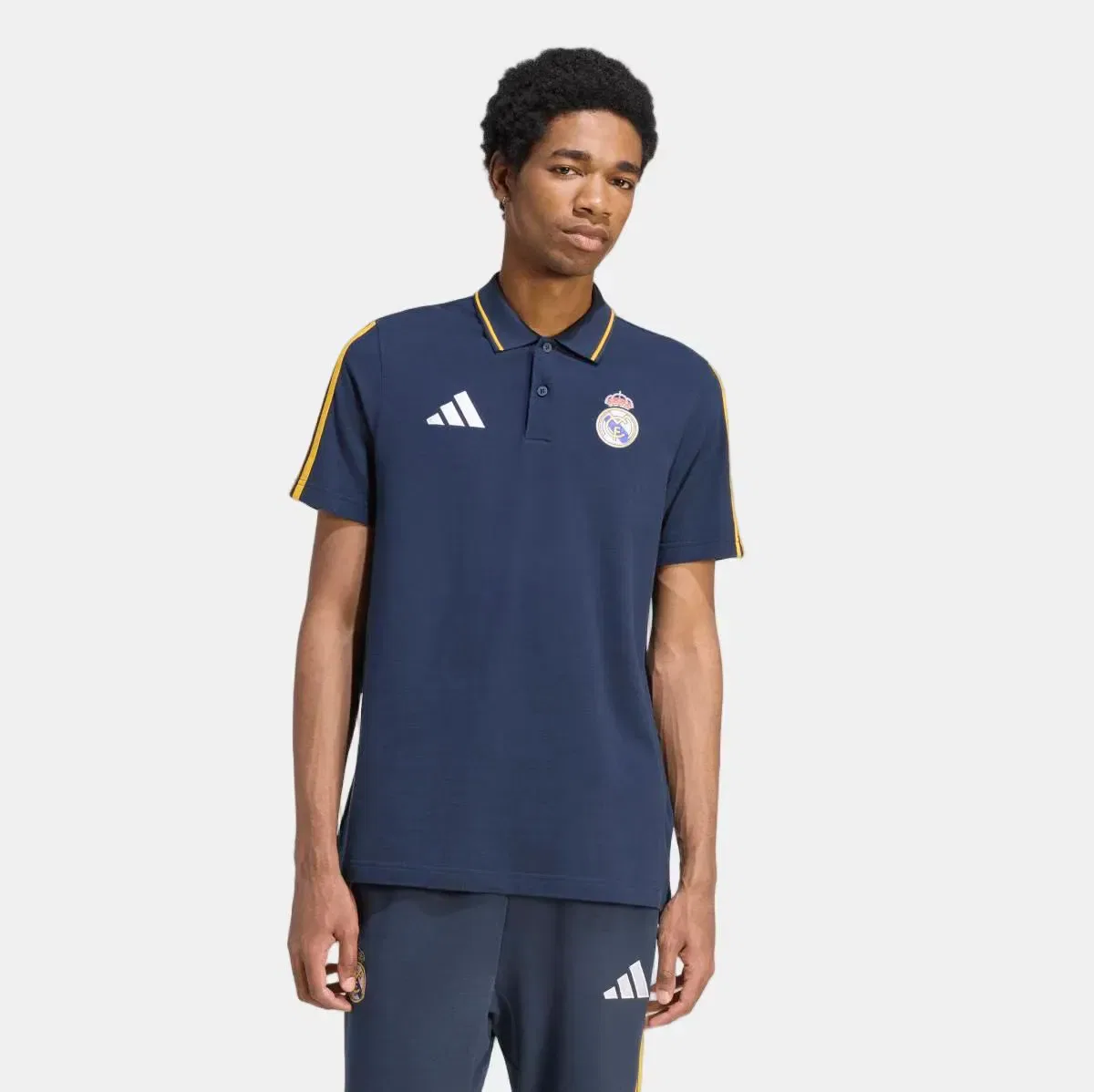 Мужская футболка DNA Real Madrid CF 2026/2027 adidas, Azul Marino