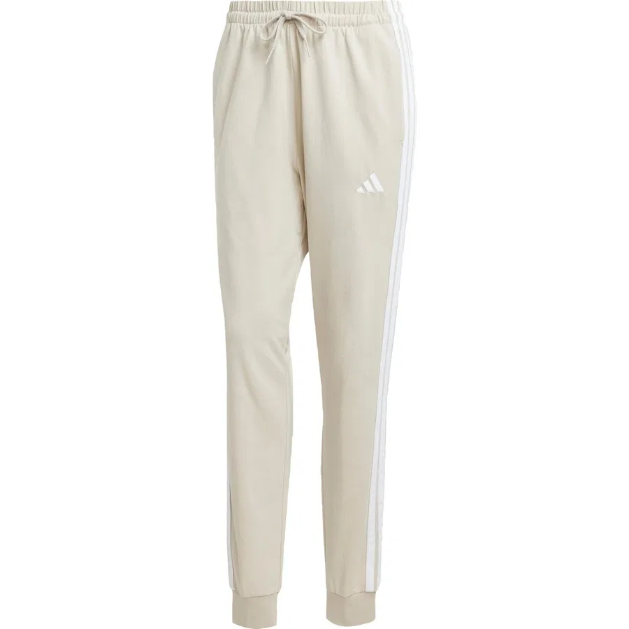 Спортивные брюки Essentials 3-Stripes Jogger Pants adidas, Бежево-белый — фото 3