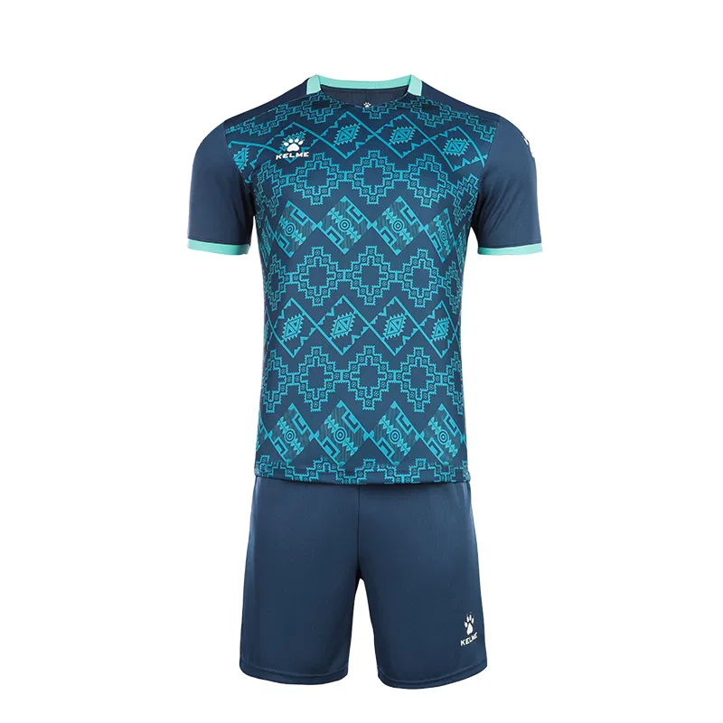 Детский комплект футболок с коротким рукавом прямого кроя для футбола KELME