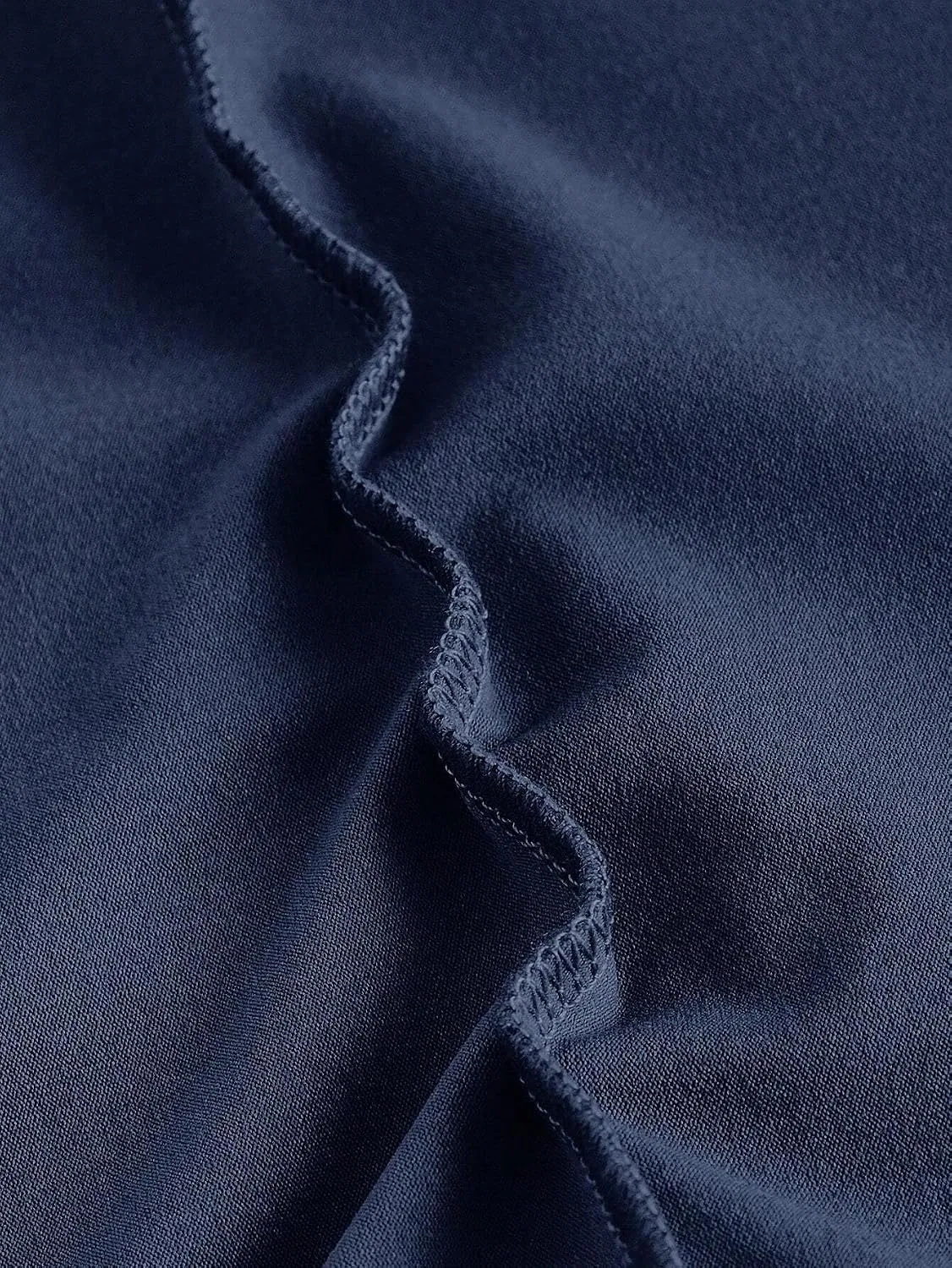 Женское повседневное платье-безрукавка с рюшами, Navy Blue — фото 2