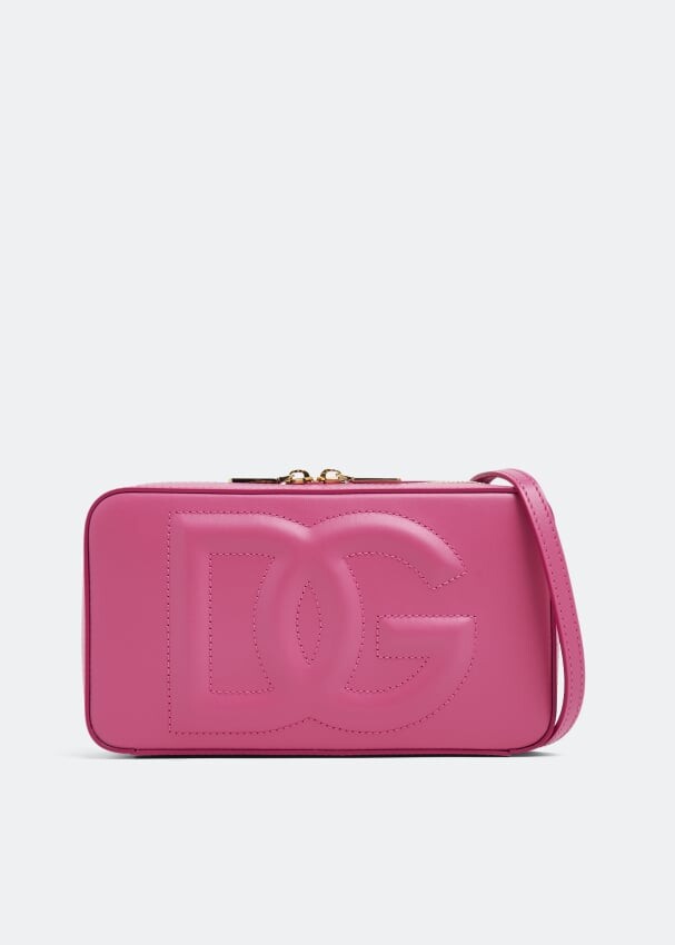 

Сумка кросс-боди DOLCE&GABBANA Small DG logo camera bag, розовый