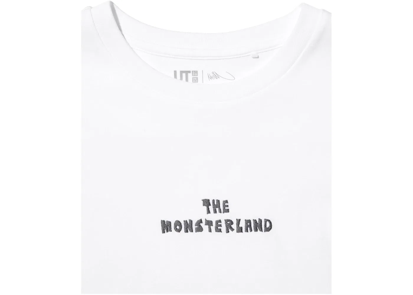 Женская футболка с принтом Uniqlo x POP MART THE MONSTERS, White — фото 2