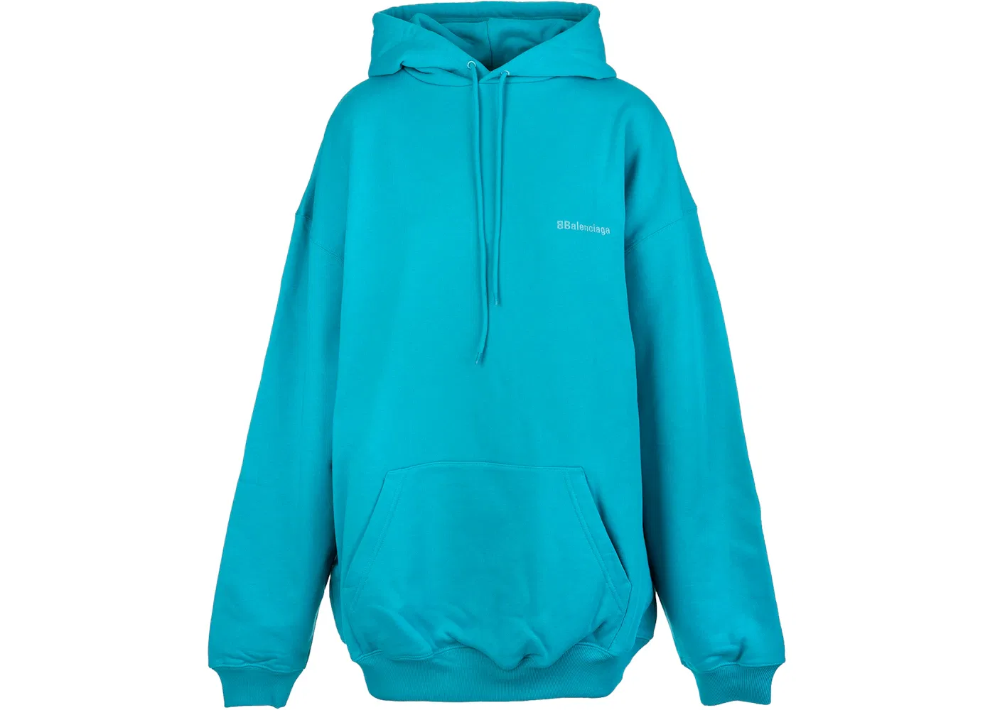 Унисекс худи оверсайз BB Balenciaga, Turquoise