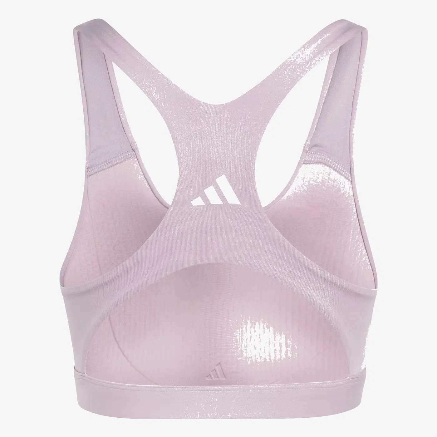 Бюстгальтер спортивный с высокой поддержкой Optime Essentials Workout Adidas, фиолетовый — фото 2