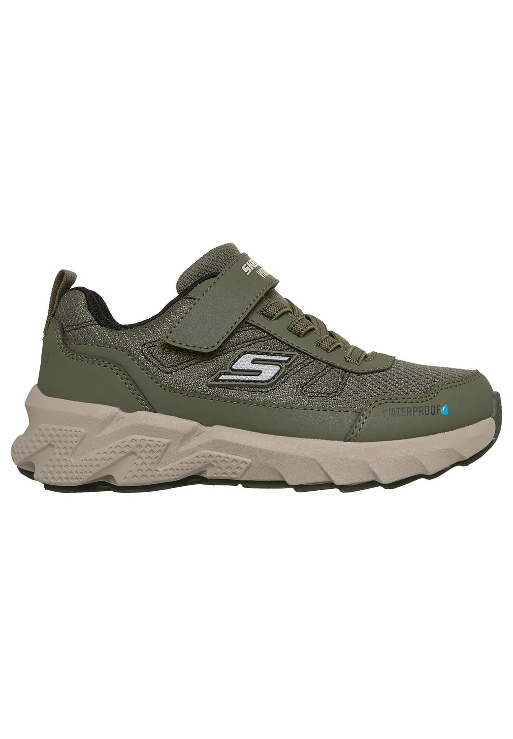 Детские кроссовки для мальчиков с водонепроницаемым верхом Elite Sport Tread - Aquavek Skechers, Grun — фото 4