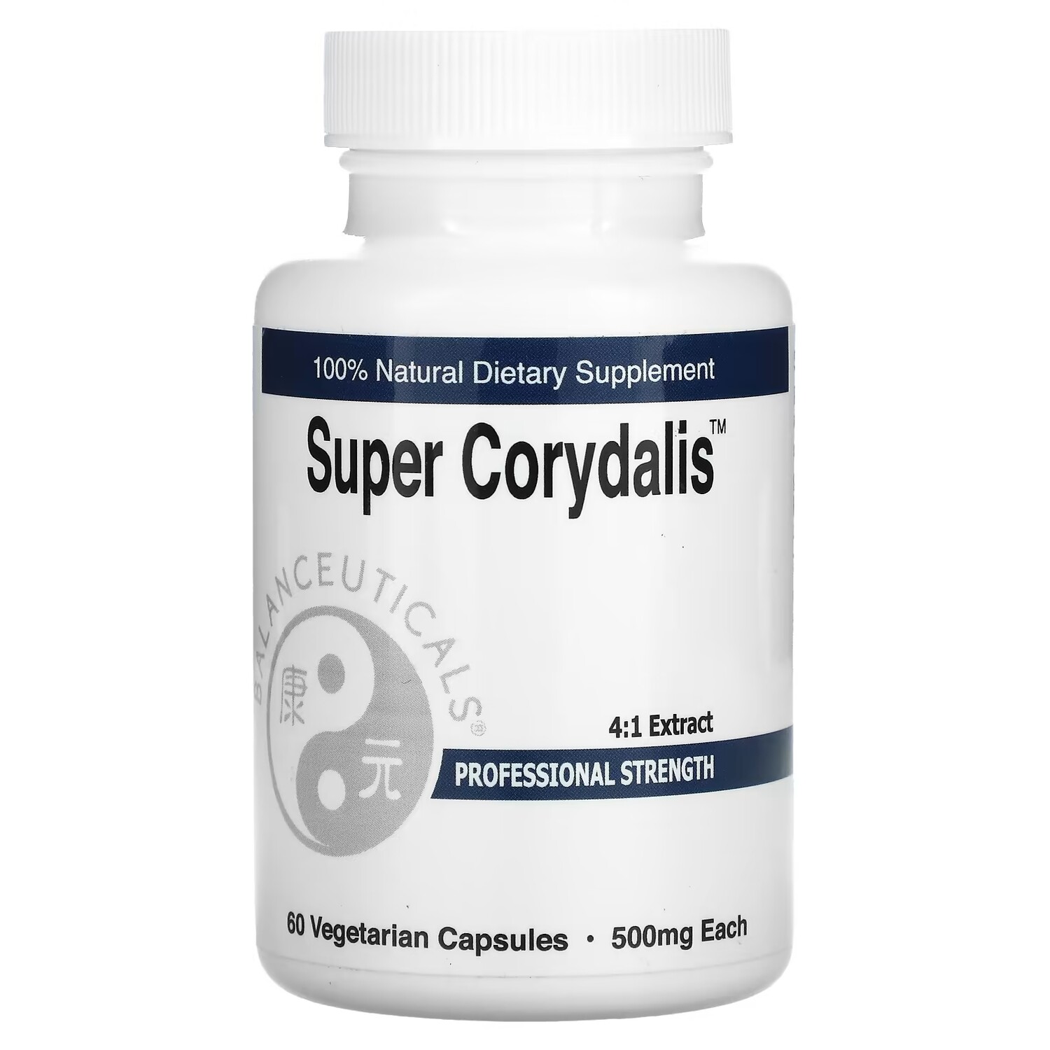 

Balanceuticals Super Corydalis для профессионального применения 500 мг, 60 вегетарианских капсул