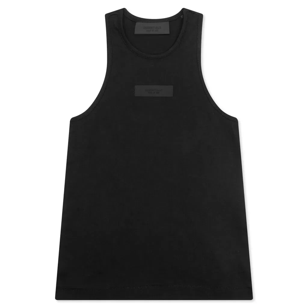 Детский топ без рукавов Fear Of God Essentials, Dark Wood Black/Black