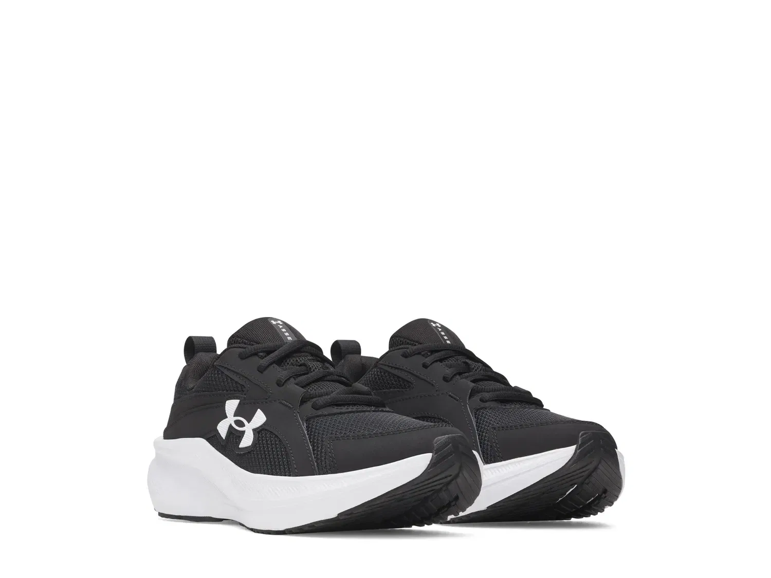 Кроссовки детские Assert 11, Under Armour, Black/White — фото 3