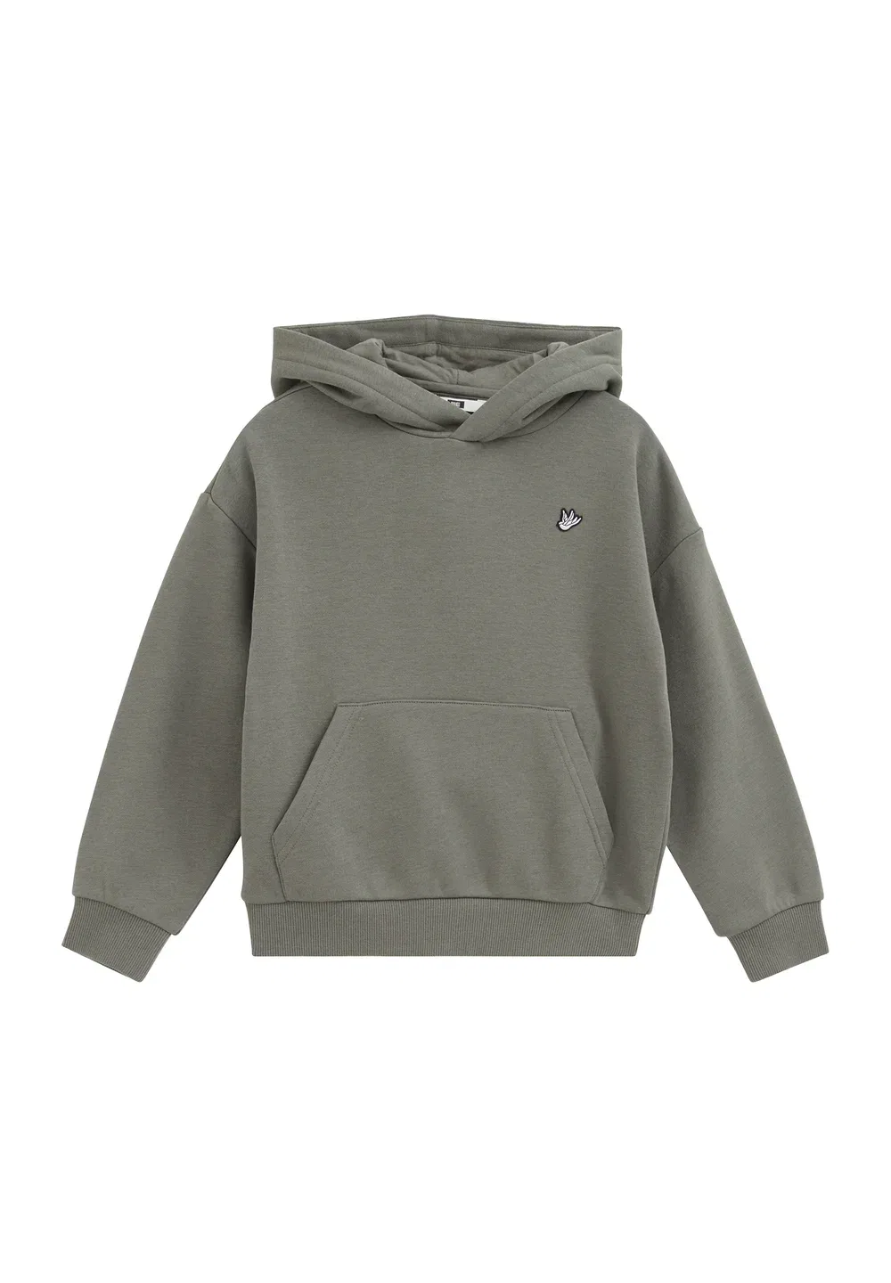 Толстовка с капюшоном We Fashion, Army Green — фото 4
