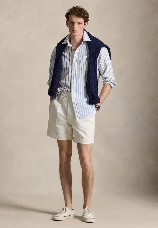 Рубашка из хлопка Classic fit oxford fun shirt Polo Ralph Lauren, синий — фото 2
