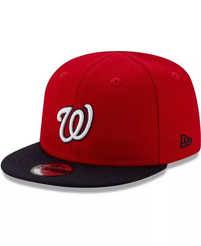 

Младенческая унисекс красная шляпа Washington Nationals My First 9Fifty Hat New Era, красный