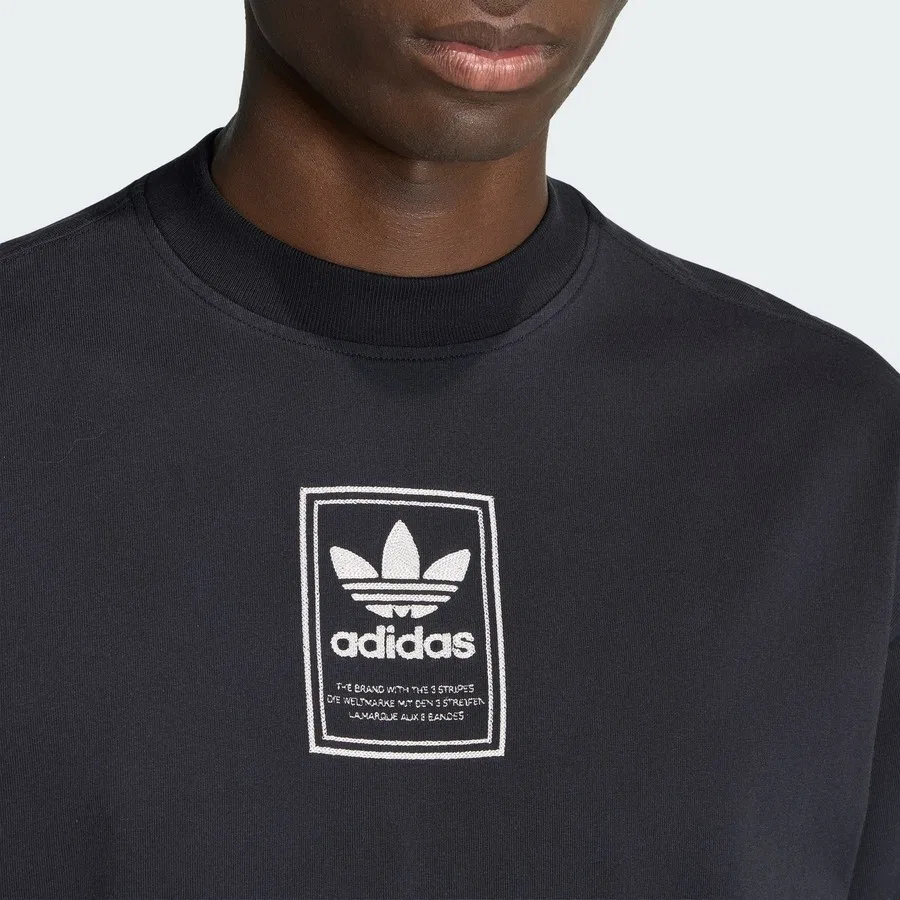 Футболка с принтом Elevated GFX adidas, Черный — фото 4