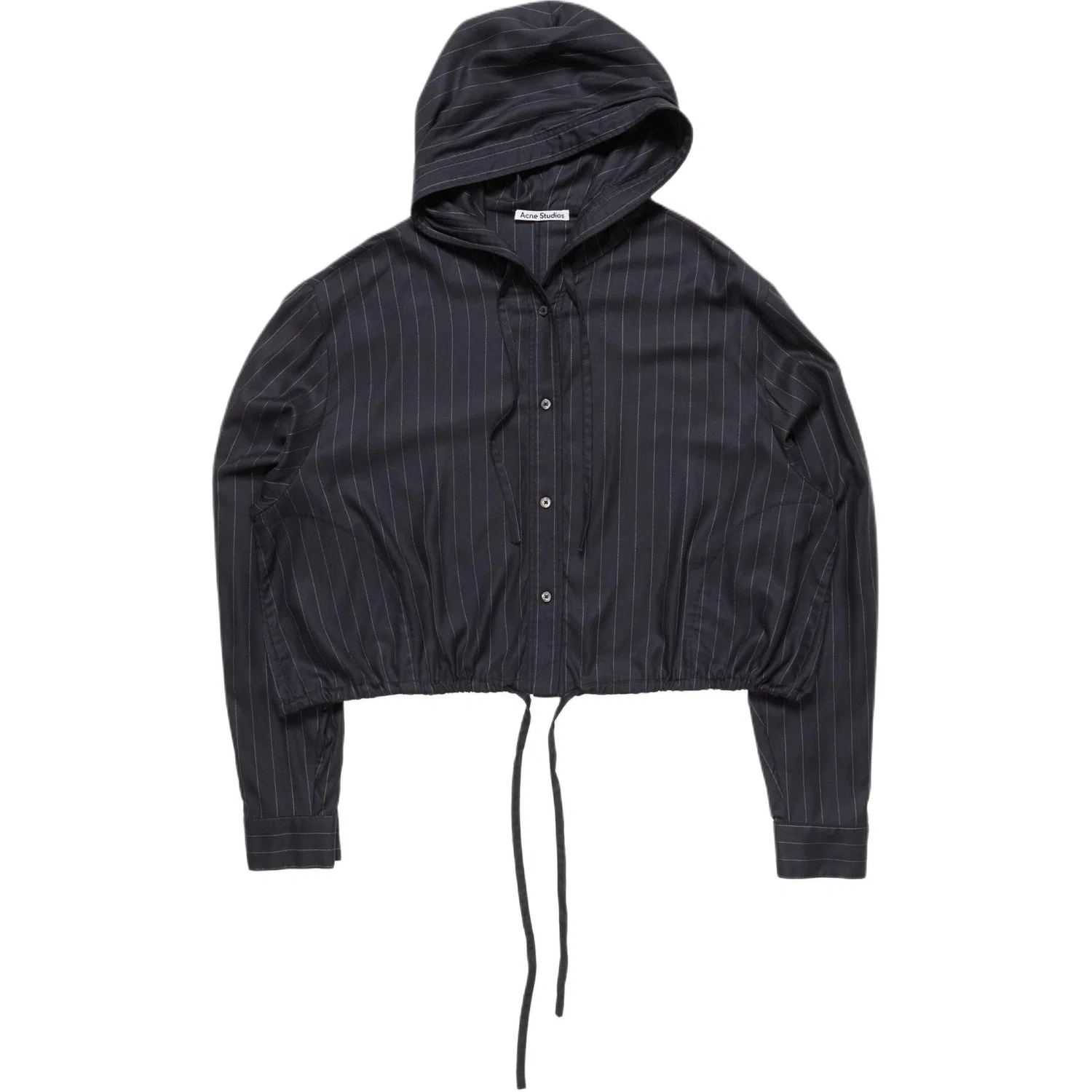 Женская рубашка с капюшоном Acne Studios, Marine Blue