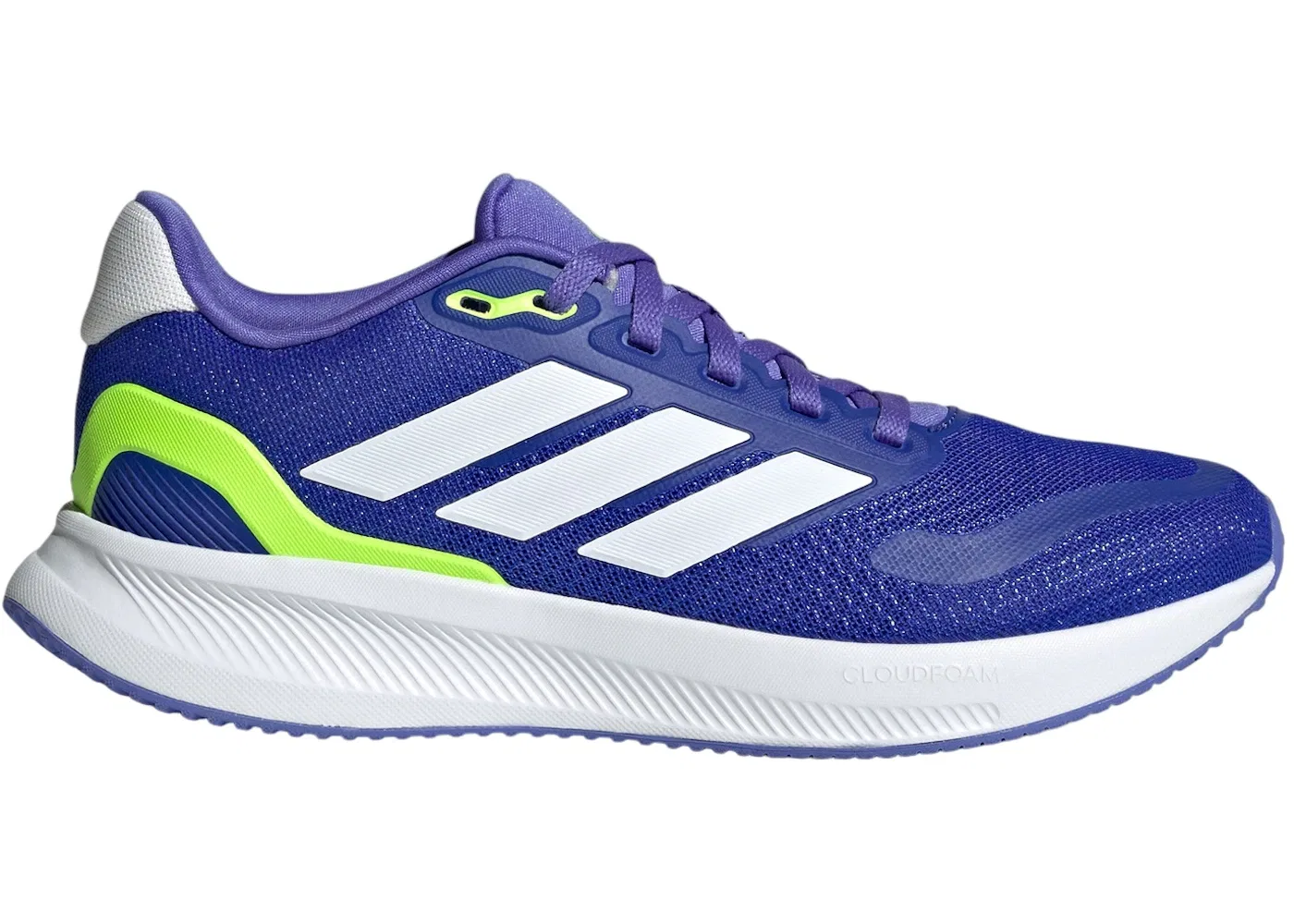 Детские кроссовки для активного отдыха Adidas Runfalcon 5, Lucid Blue Cloud White Lucid Lemon