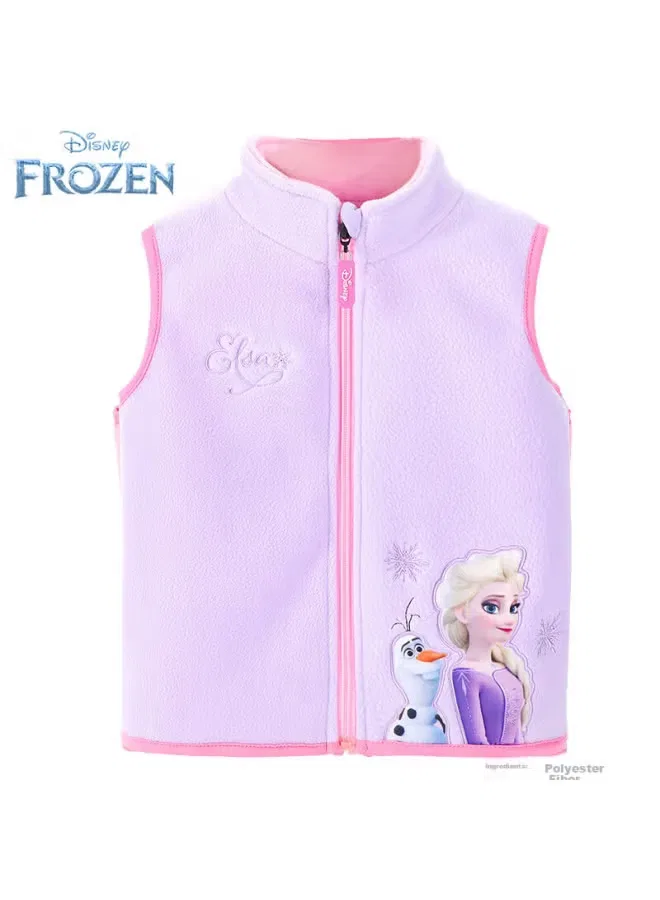 Жилет детский с принтом Elsa Disney, фиолетовый — фото 2