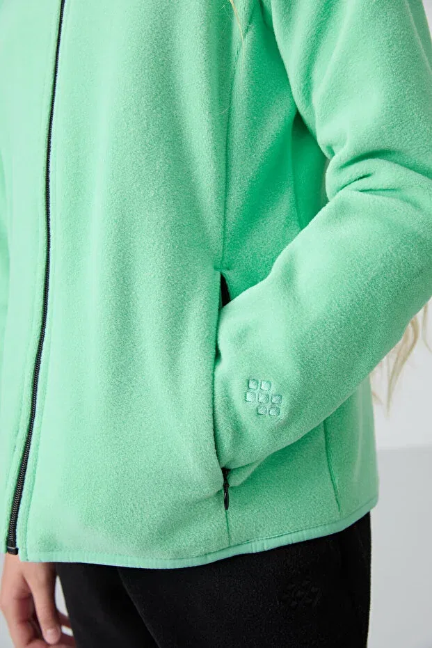 Детские свитшот для девочек с вышивкой Tommy Life, Water Green — фото 3