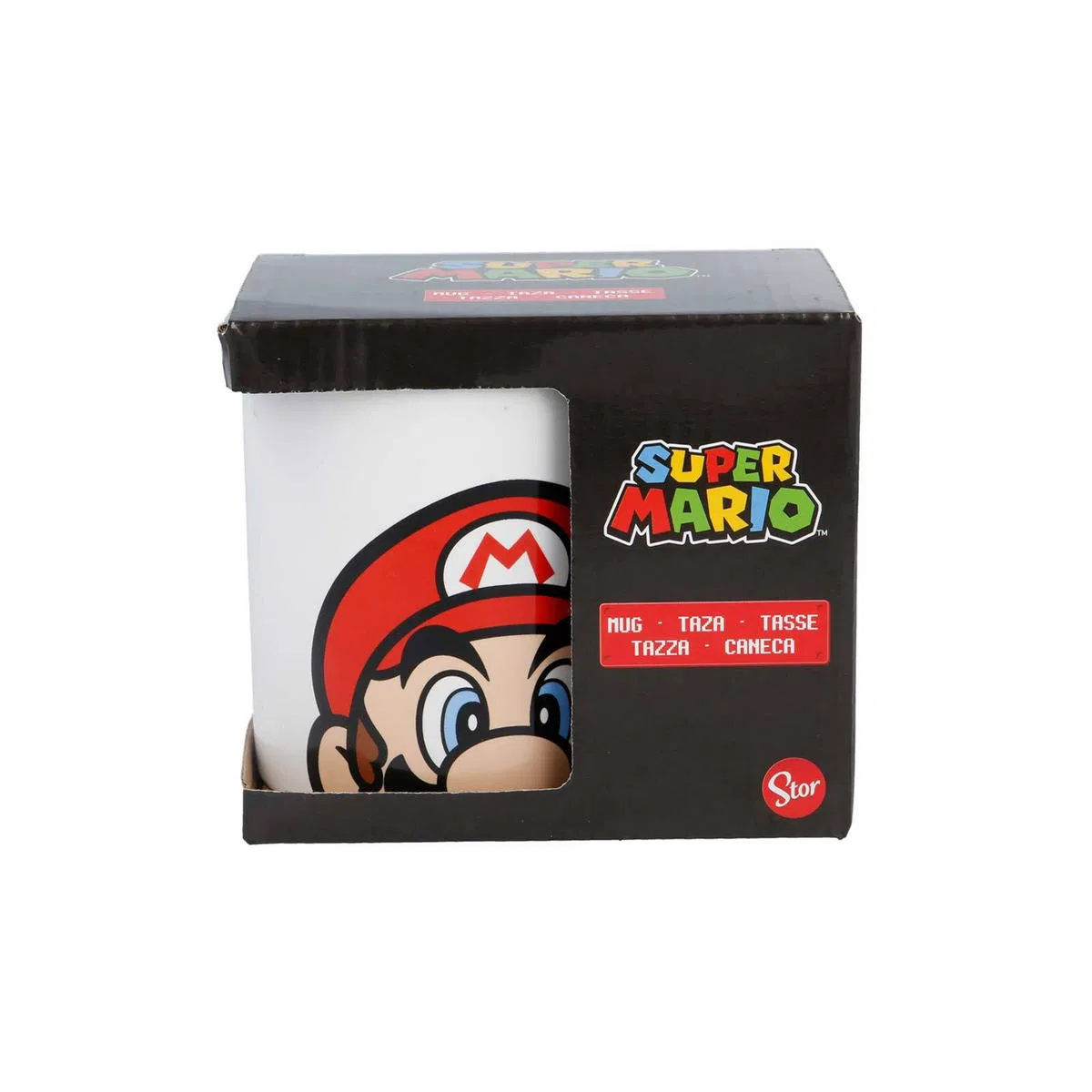 Luxentu Детская кружка Super Mario, 325 мл, белая